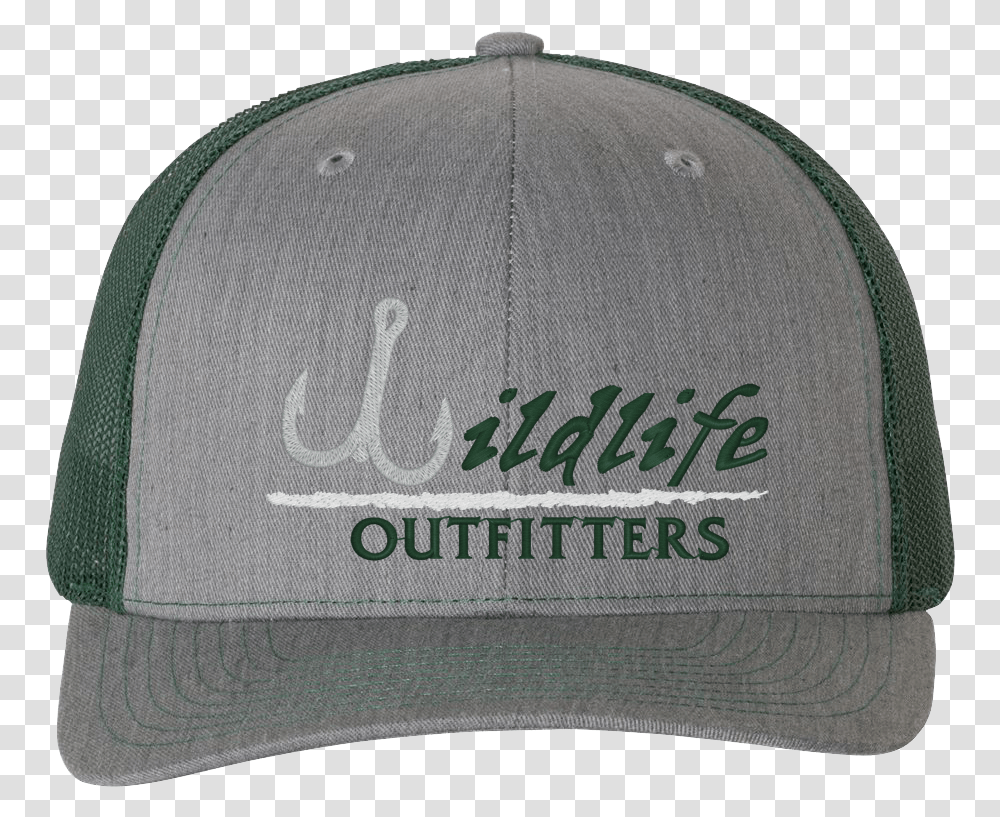 Fishing Hat Heather Dark Green Baseball Cap, Apparel Transparent Png