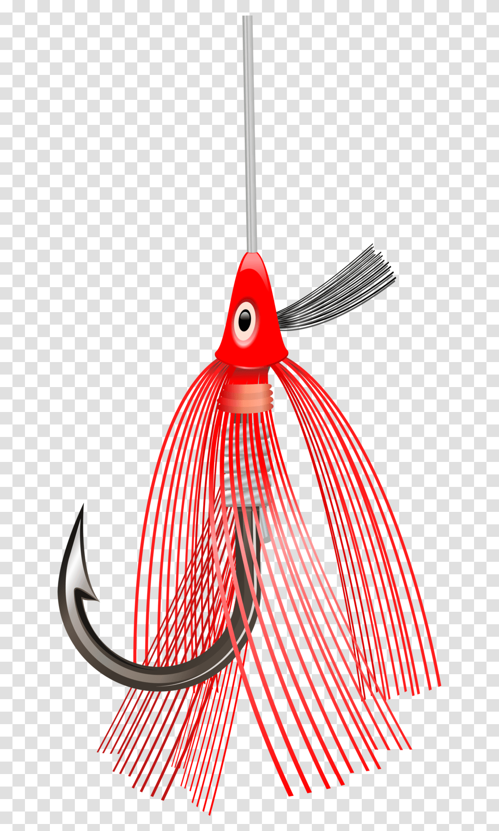 Fishing Lure Clipart Black And White Fishing Lure, Bird, Animal, Ornament, Beverage Transparent Png