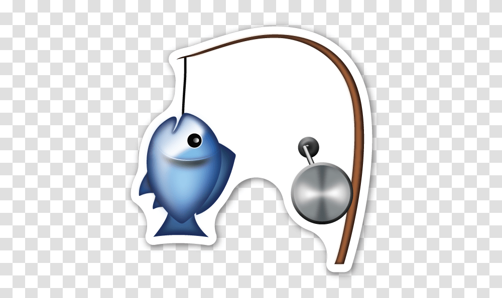 Fishing Pole And Fish Tattoo Fish Emoji Stickers, Goggles, Accessories, Accessory, Costume Transparent Png