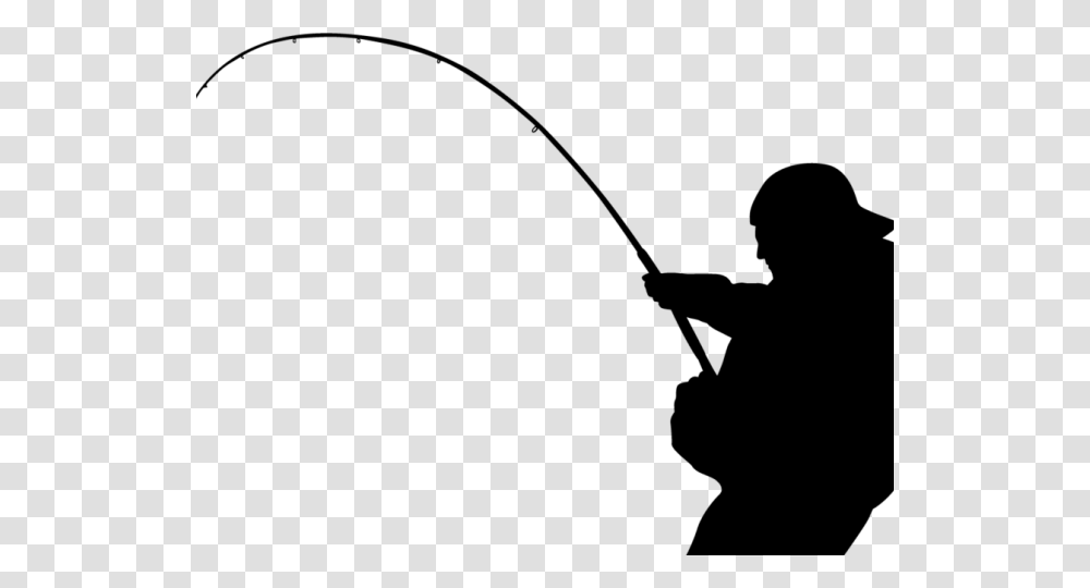 Fishing Pole Clipart Outline Fisherman, Gray, World Of Warcraft Transparent Png