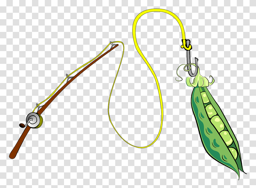 Fishing Rod Animated, Bow, Accessories, Accessory, Earring Transparent Png
