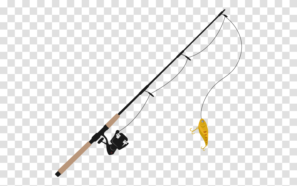 Fishing Rod Fishing Line Clip Art Background Fishing Rod, Bow, Bird, Animal, Angler Transparent Png