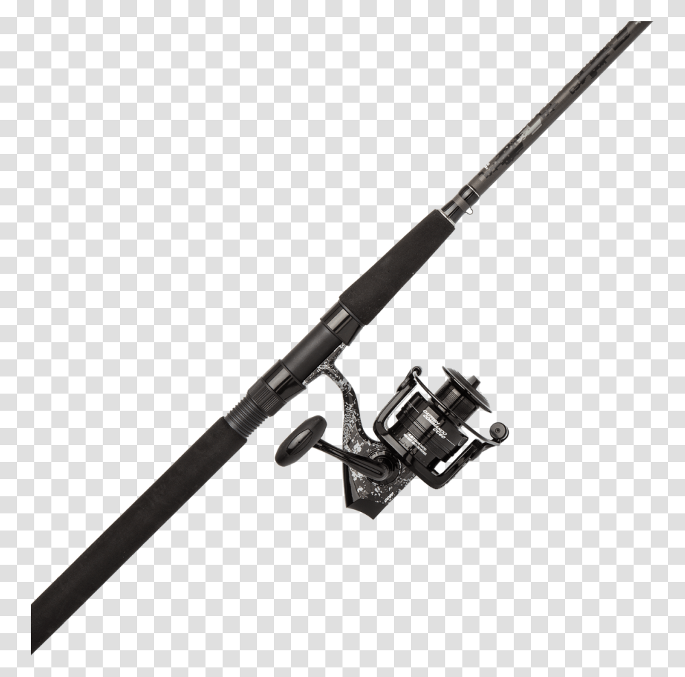 Fishing Rod Image Abu Garcia Catfish Commando Reel, Sword, Blade, Weapon, Weaponry Transparent Png