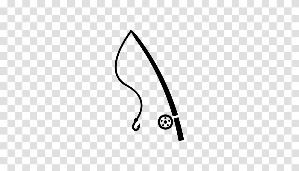 Fishing Rod Sport Sports Icon With And Vector Format, Gray, World Of Warcraft Transparent Png