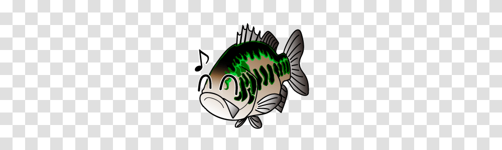 Fishing Sticker Black Bass Line Stickers Line Store, Animal Transparent Png