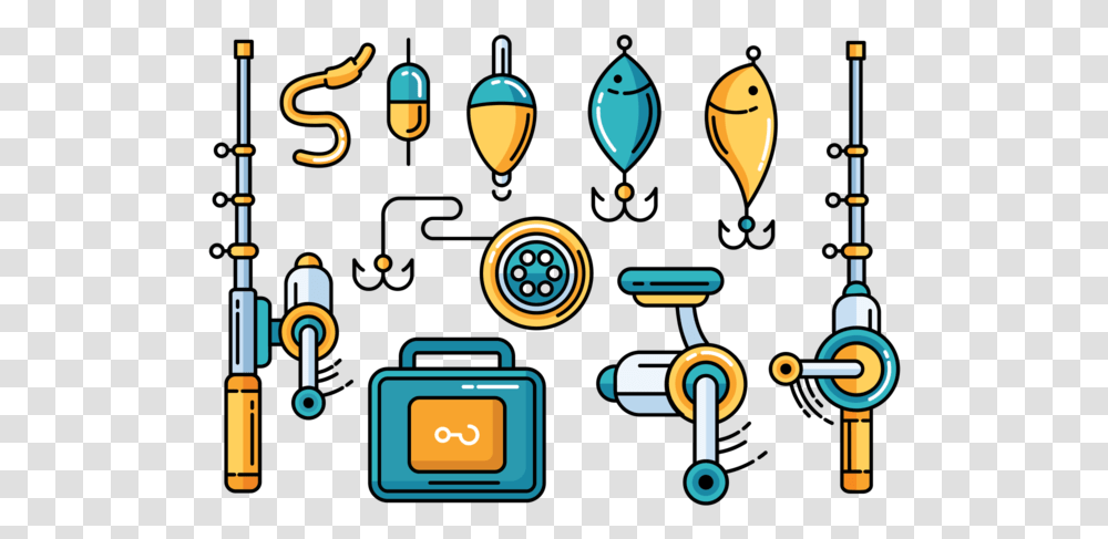 Fishing Tackle Icons Vector Icones Pescaria, Lamp, Lighting Transparent Png