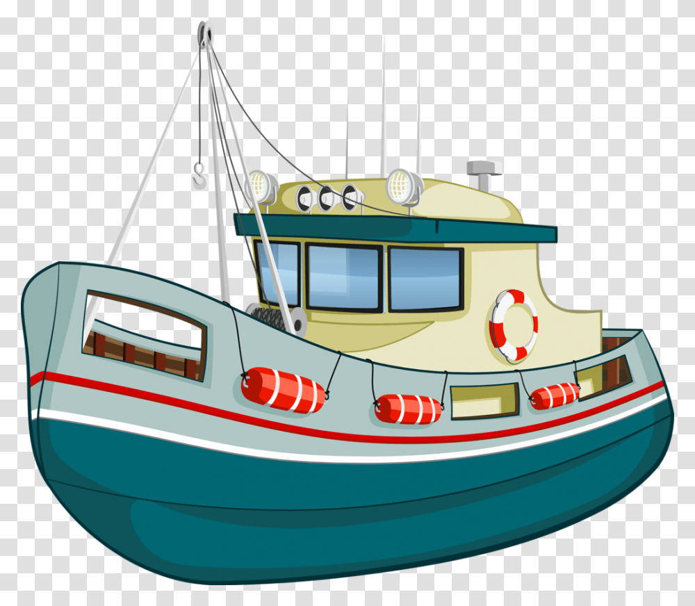 Fishing Vessel Royalty Free Boat Clip Art Fishing Vessel Fishing Boat Cartoon, Vehicle, Transportation, Watercraft, Tugboat Transparent Png