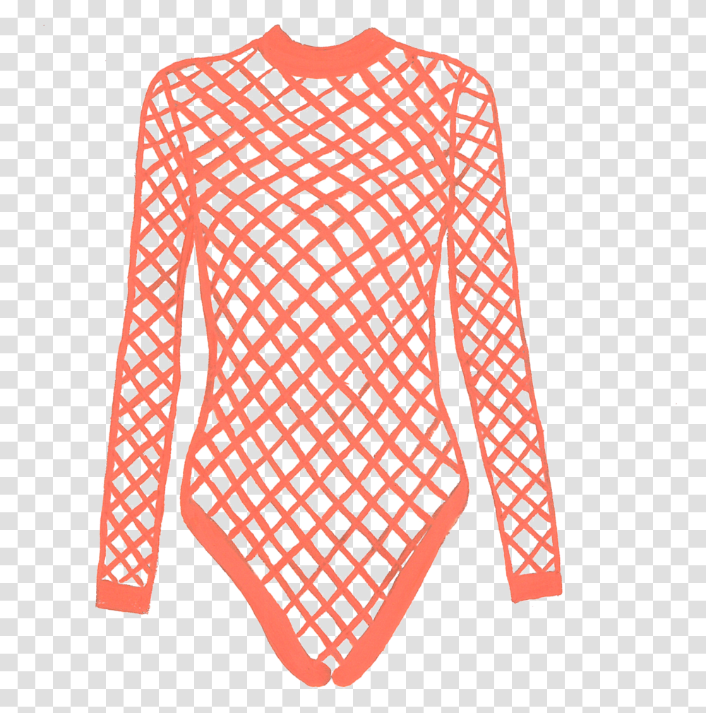 Fishnet Pattern Vivienne Westwood Squiggle T Shirt, Apparel, Sleeve, Long Sleeve Transparent Png