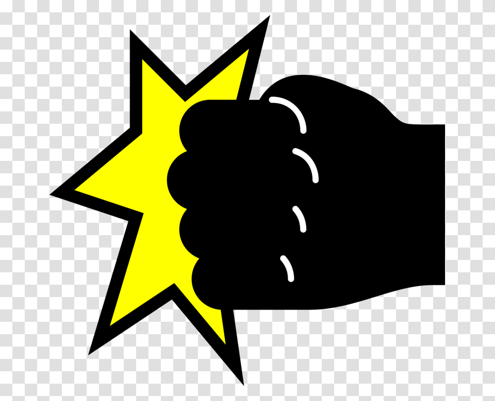 Fist Bump Punch Computer Icons Graphic Arts, Hand, Star Symbol Transparent Png
