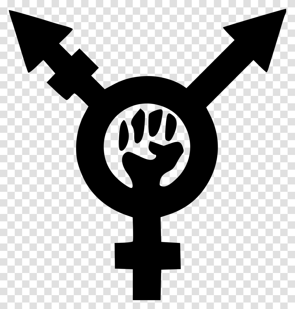 Fist Clipart Feminist Transfeminism Symbol, Gray, World Of Warcraft Transparent Png