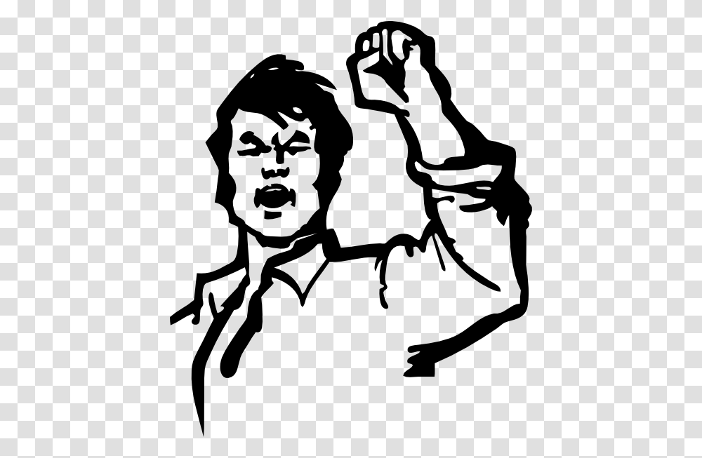 Fist Clipart Stencil, Person, Human Transparent Png