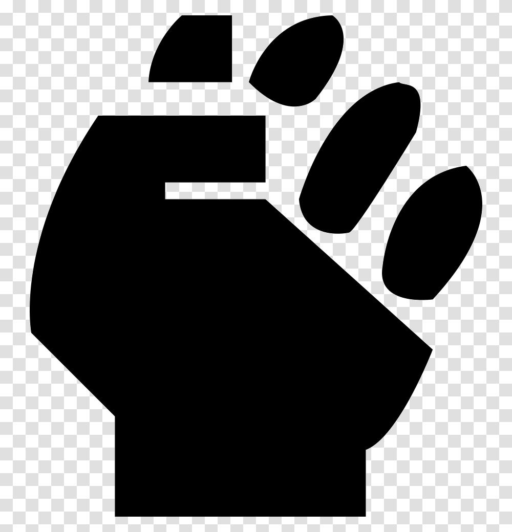 Fist Fist Icon, Hand, Stencil, Silhouette Transparent Png