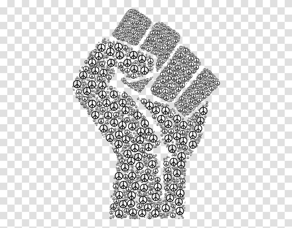 Fist Hand Clenched Fingers Peace Sign Symbol Clenched Fist Peace Symbol Transparent Png
