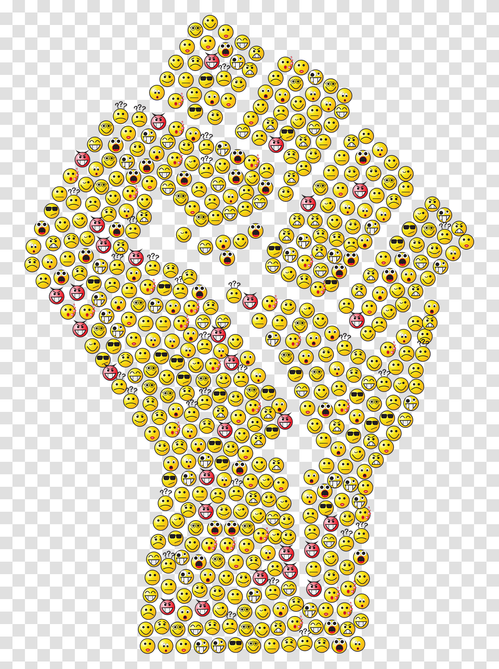 Fist Hand Clenched Free Photo Emoticon Tangan Mengepal, Pattern Transparent Png
