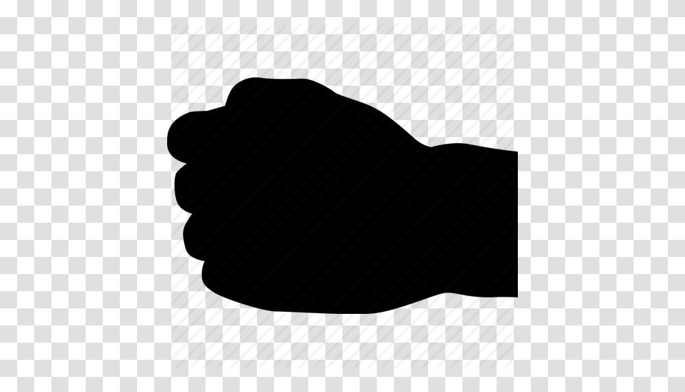 Fist Hand Handwriting Paw Icon, Silhouette, Apparel, Weapon Transparent Png