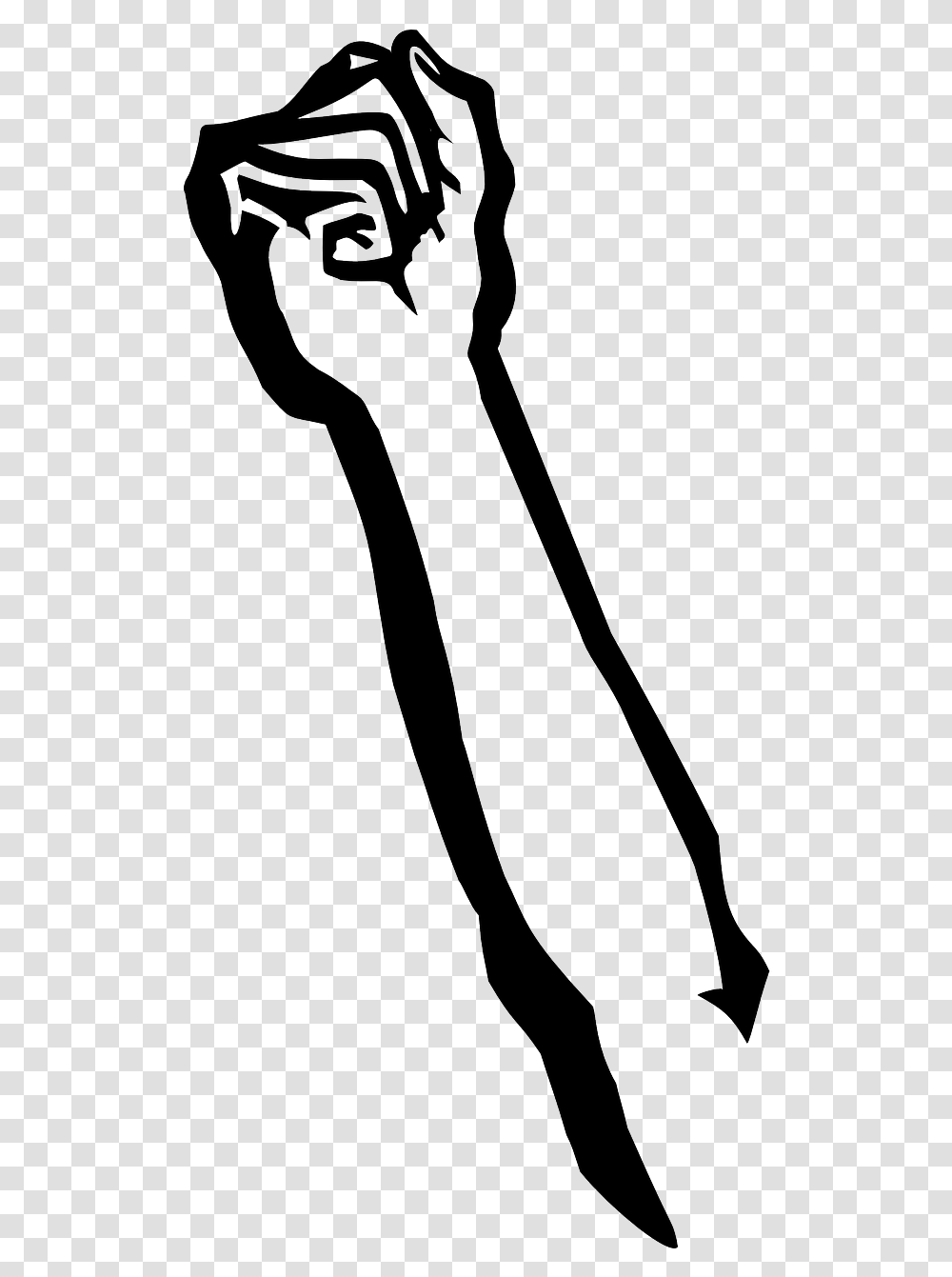 Fist In The Air Clip Art, Cutlery, Whip, Bow, Sweets Transparent Png