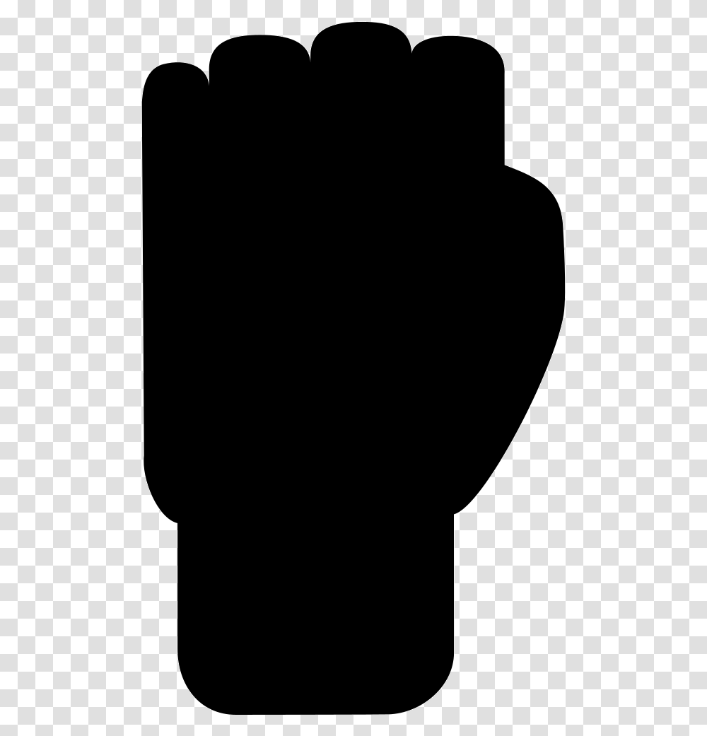 Fist Silhouette Icon Free Download, Light, Back Transparent Png