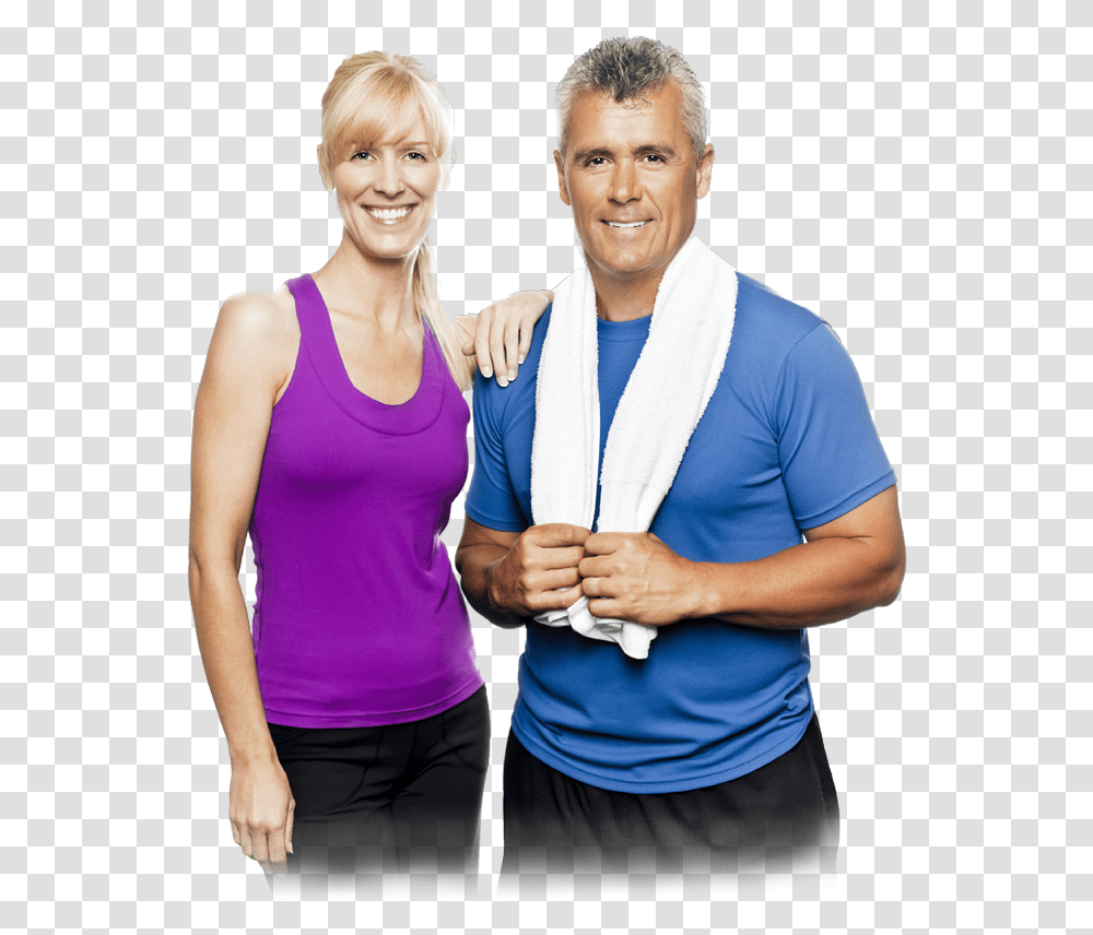 Fit Middle Age Couple, Person, Human, Female Transparent Png