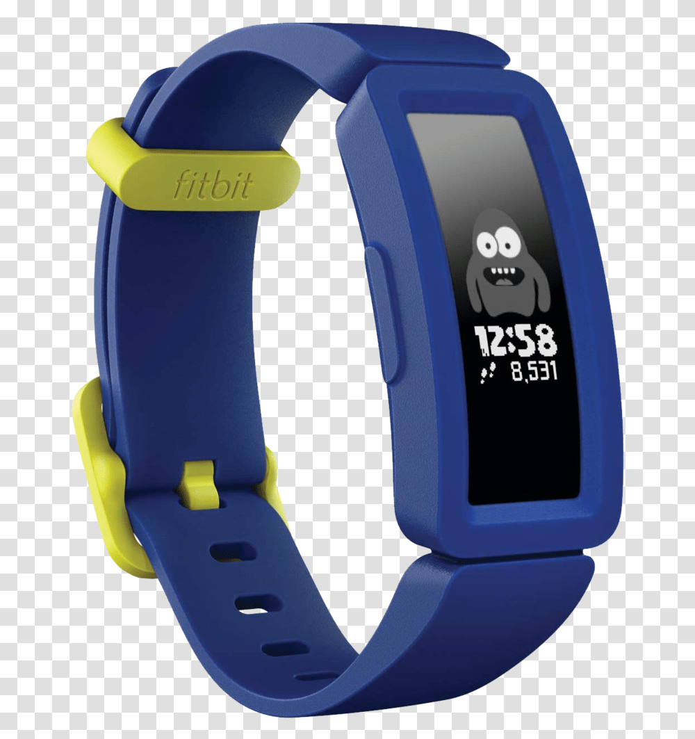 Fitbit Ace 2 Activity Tracker Fitbit Ace 2 Blue, Wristwatch, Digital Watch, Electronics Transparent Png