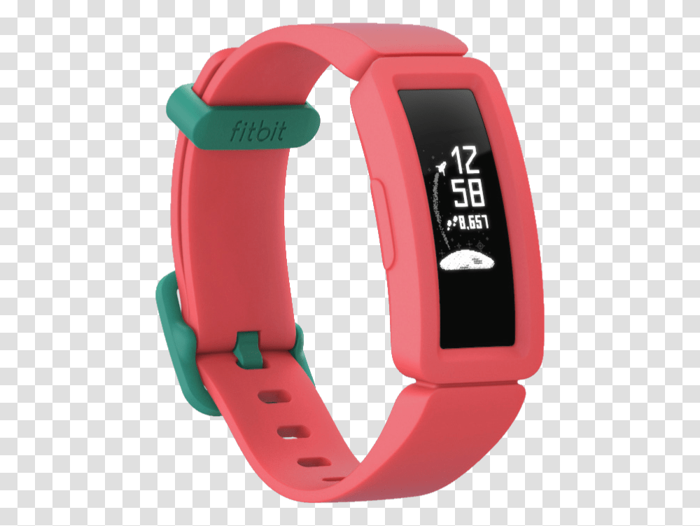 Fitbit Ace 2 Watermelon, Wristwatch, Digital Watch, Harness Transparent Png