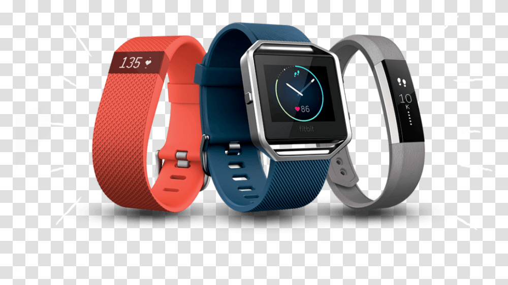 Fitbit Blaze, Wristwatch, Digital Watch Transparent Png