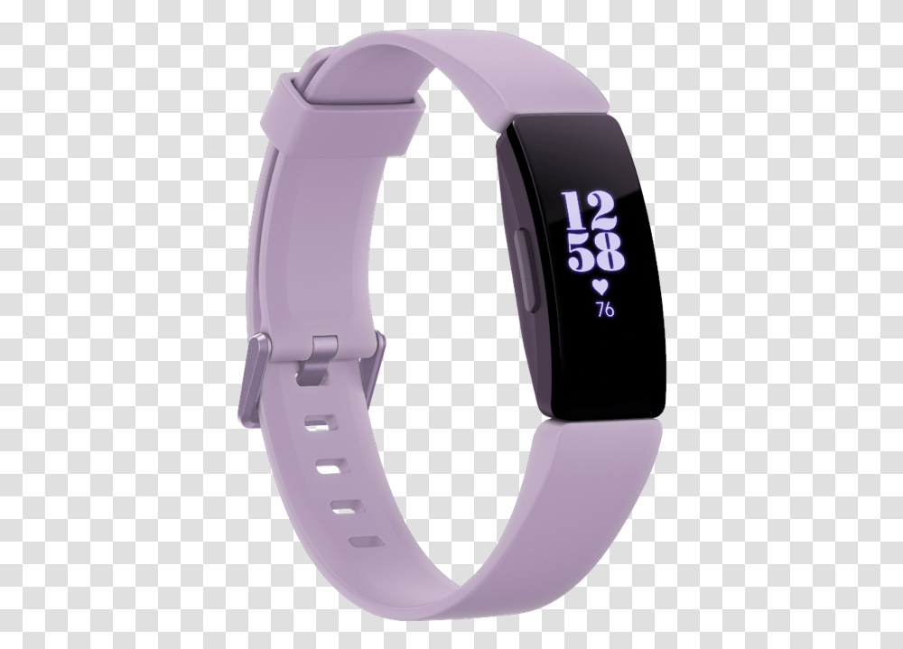 Fitbit Inspire Hr Lilac, Wristwatch, Electronics, Digital Watch Transparent Png