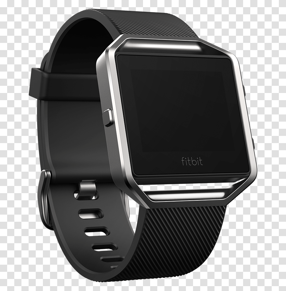 Fitbit Ionic Vs Blaze, Wristwatch, Camera, Electronics, Digital Watch Transparent Png