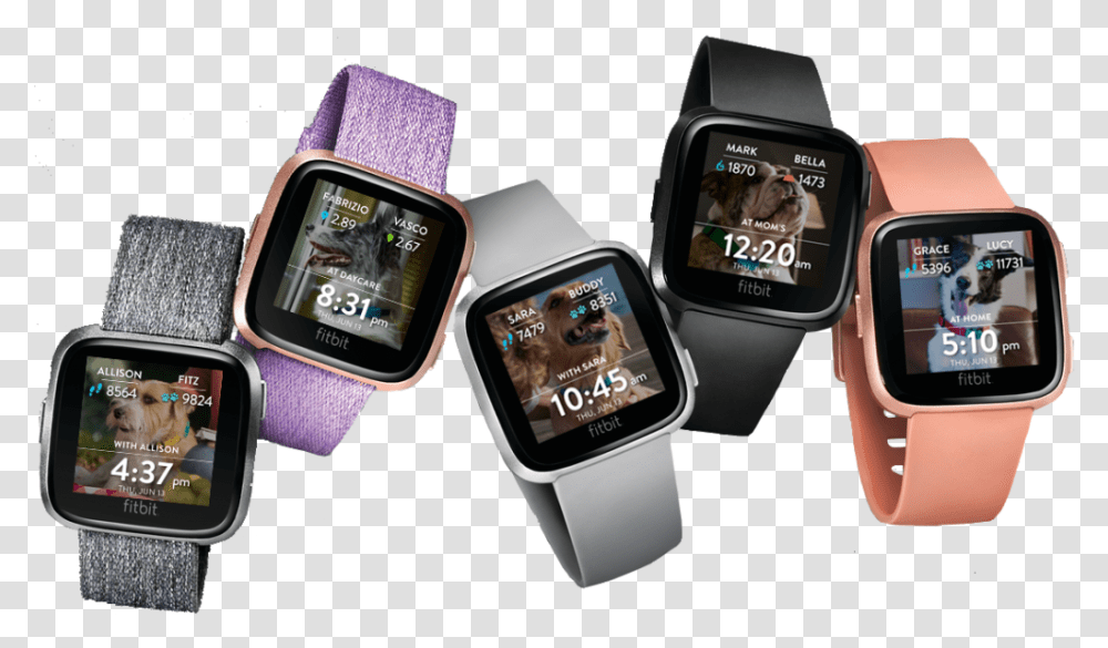 Fitbit Versa Clock Faces, Wristwatch, Digital Watch, Mobile Phone, Electronics Transparent Png