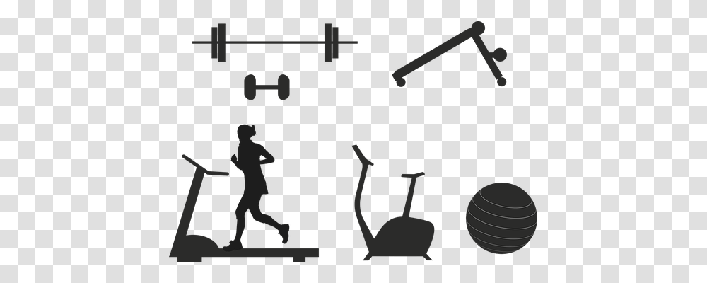 Fitness Sport, Person, Silhouette Transparent Png