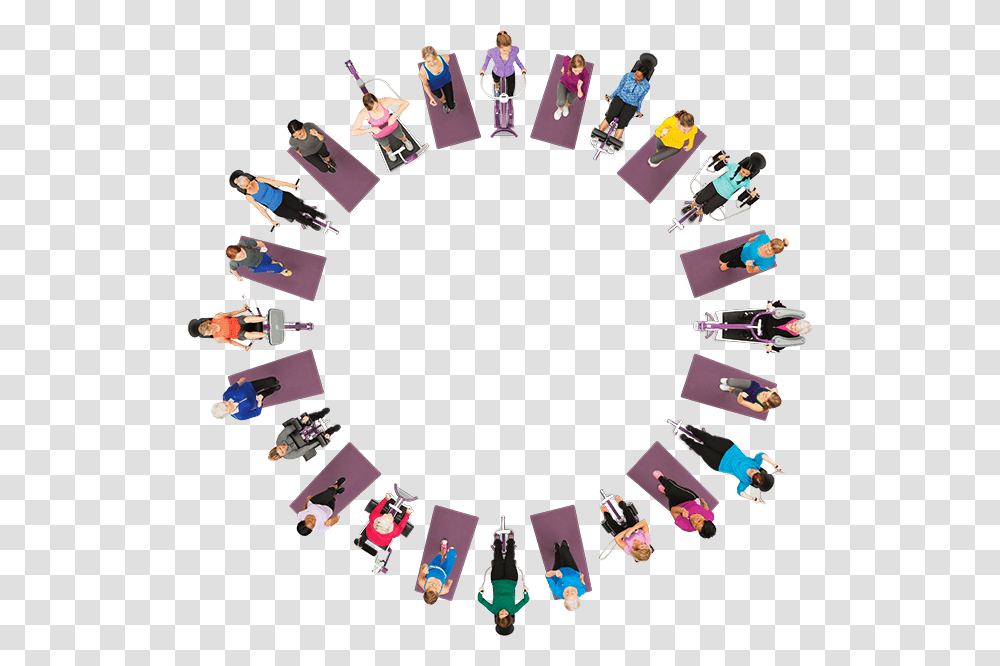 Fitness Circle, Accessories, Person, Jewelry, Crowd Transparent Png