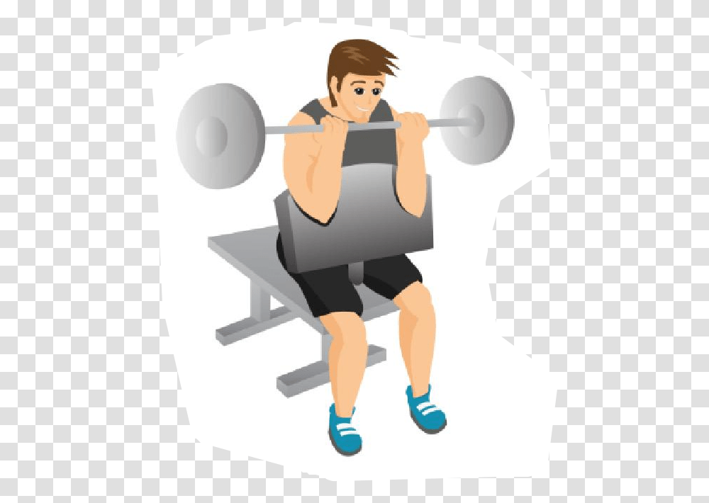 Fitness Clipart Bicep Curl Ping Pong, Person, Sitting, Sport Transparent Png