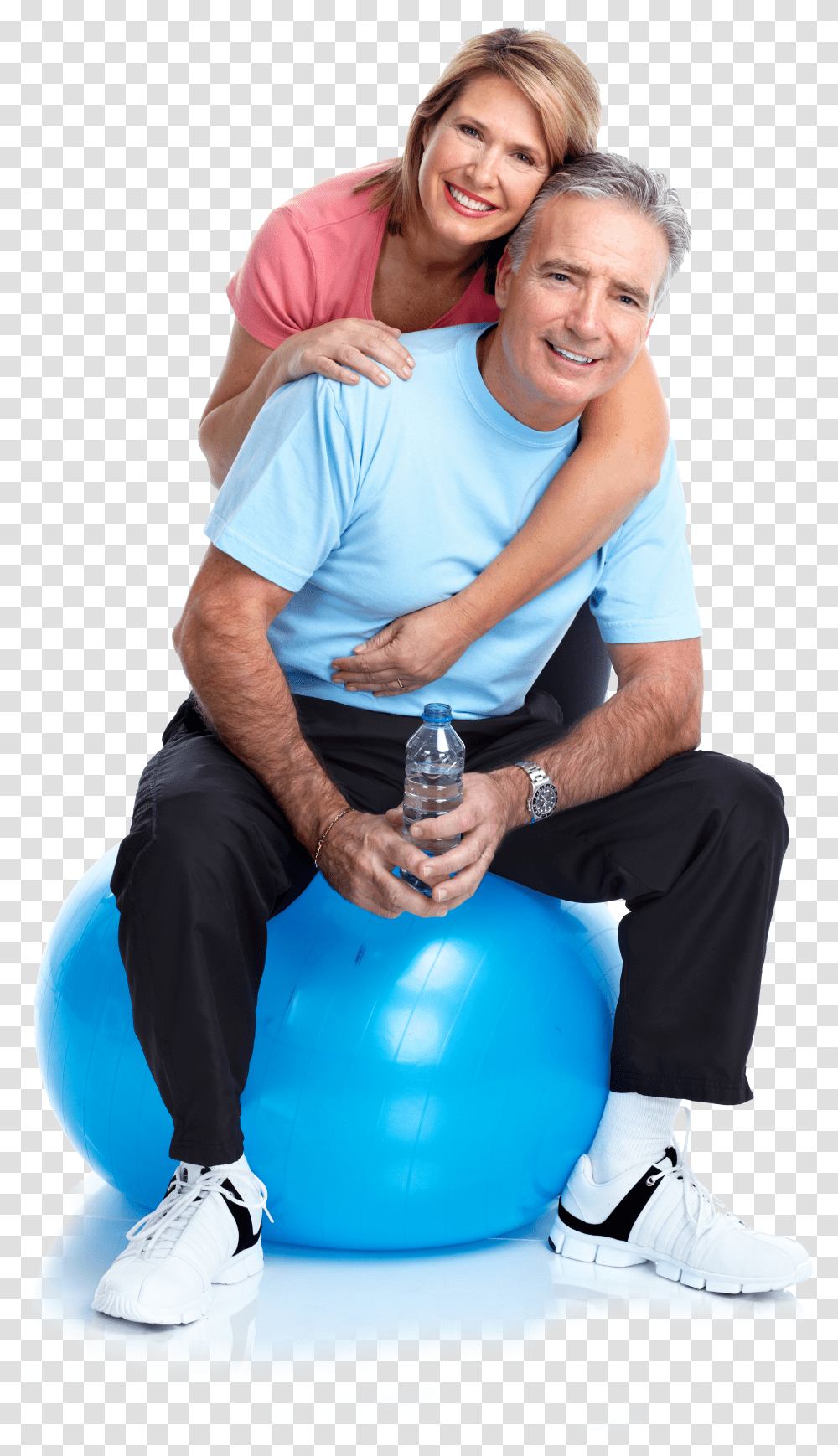 Fitness Couple Older Couple Transparent Png