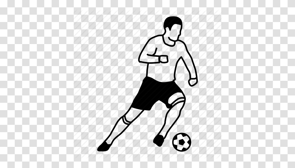 Fitness Football Player Soccer Soccer Player Sport Team Icon, Silhouette, Photography, Badminton Transparent Png