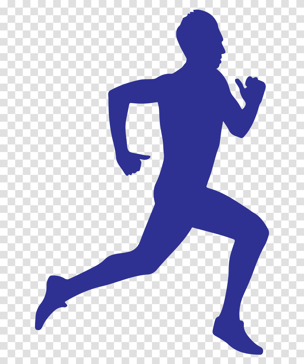 Fitness Icon Silhouette Of A Guy Running, Person, People, Handball Transparent Png