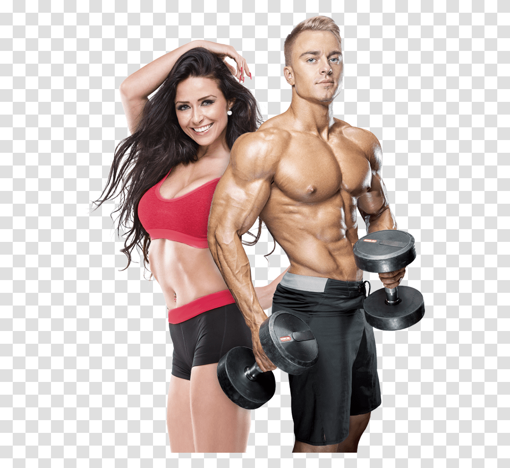 Fitness Man And Woman, Person, Human, Working Out, Sport Transparent Png