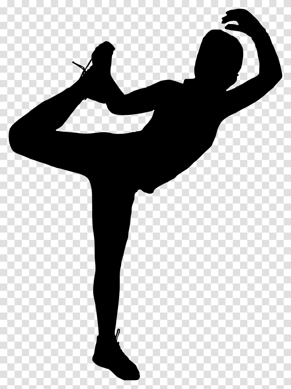 Fitness Silhouette Dance Moves, Person, Human, Leisure Activities, Dance Pose Transparent Png