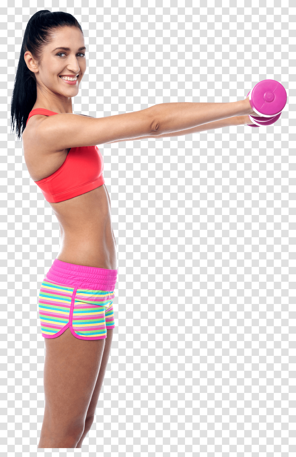 Fitness Woman Background Transparent Png