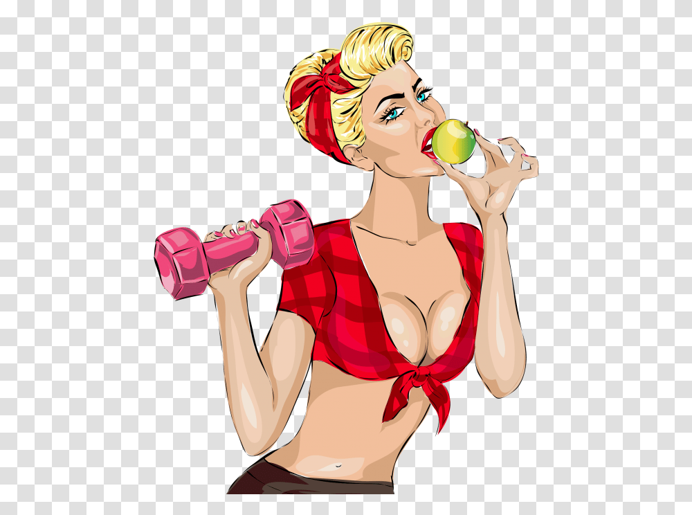 Fitness Woman Image Free Download Searchpng Magic House Buongiorno Buon Sabato, Person, Female, Juggling, Face Transparent Png