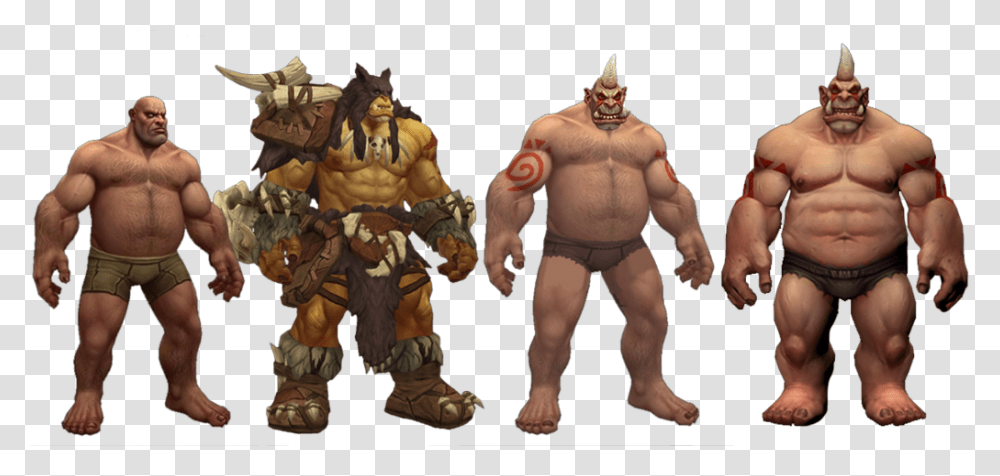 Fits With Ogre Proportions Better Mok Nathal Allied Race, Person, Human, World Of Warcraft, Figurine Transparent Png