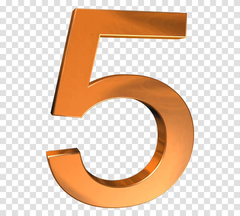 Five 5 Number Number, Symbol, Text, Alphabet Transparent Png