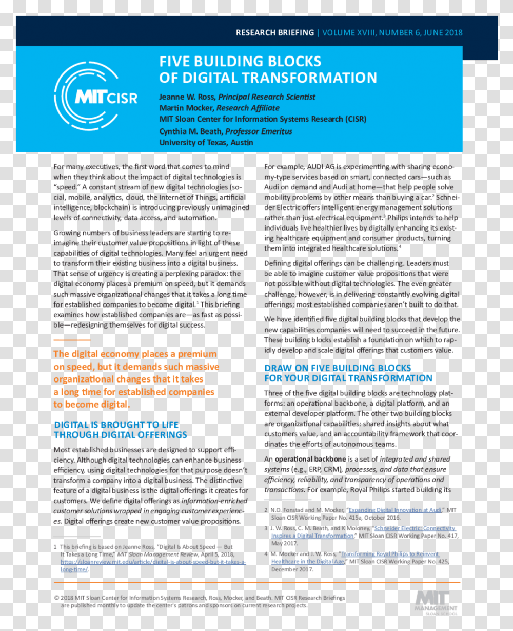 Five Building Blocks For Digital Transformation, Flyer, Poster, Paper, Advertisement Transparent Png