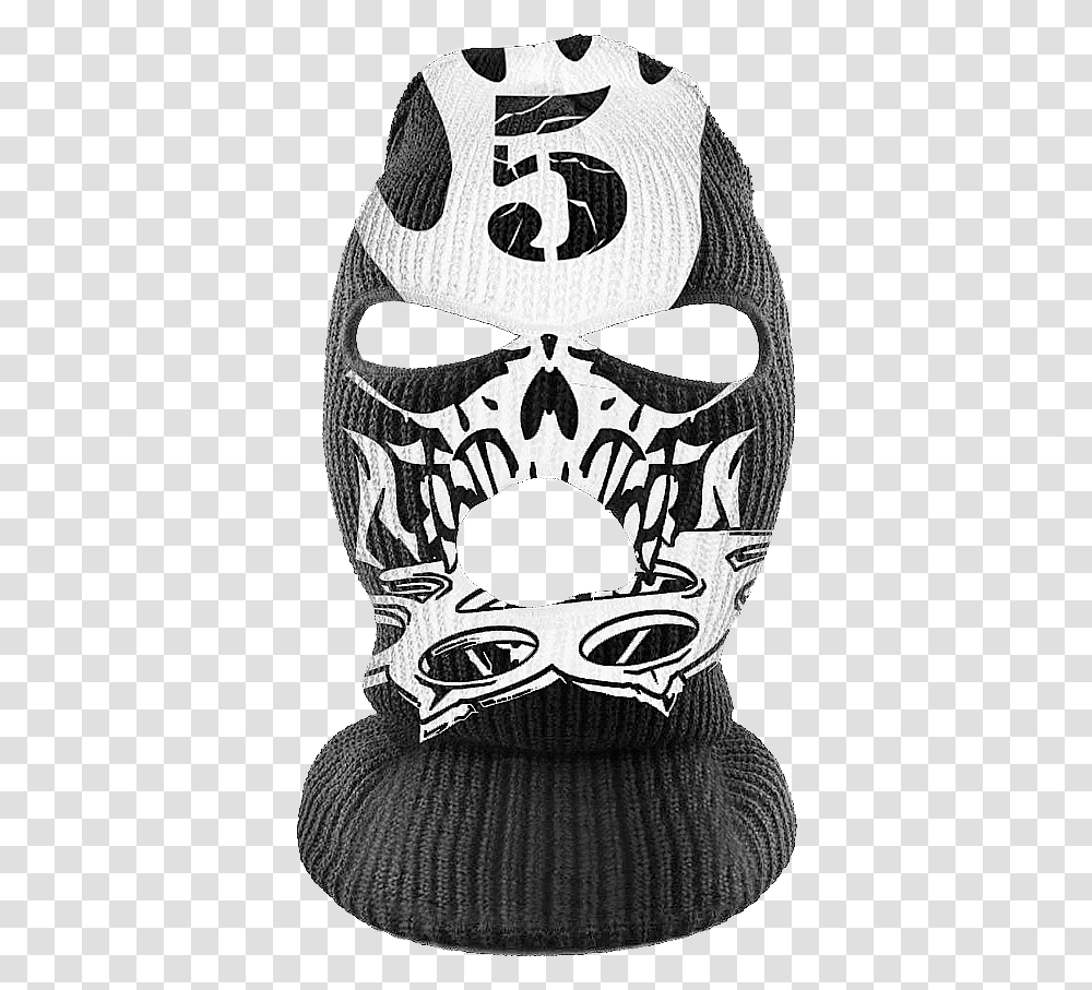 Five Finger Death Punch Ski Mask, Skin, Emblem, Person Transparent Png
