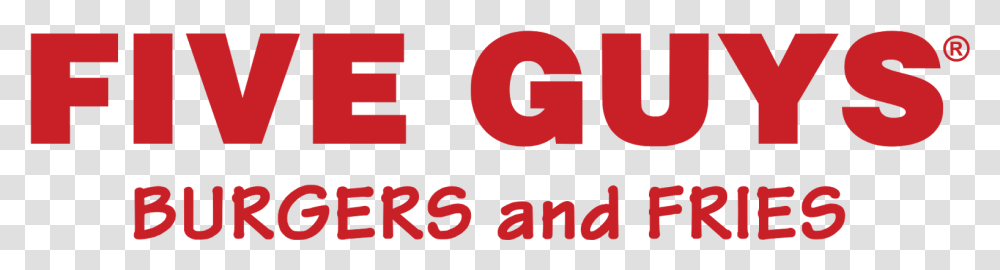 Five Guys Burgers And Fries, Alphabet, Number Transparent Png