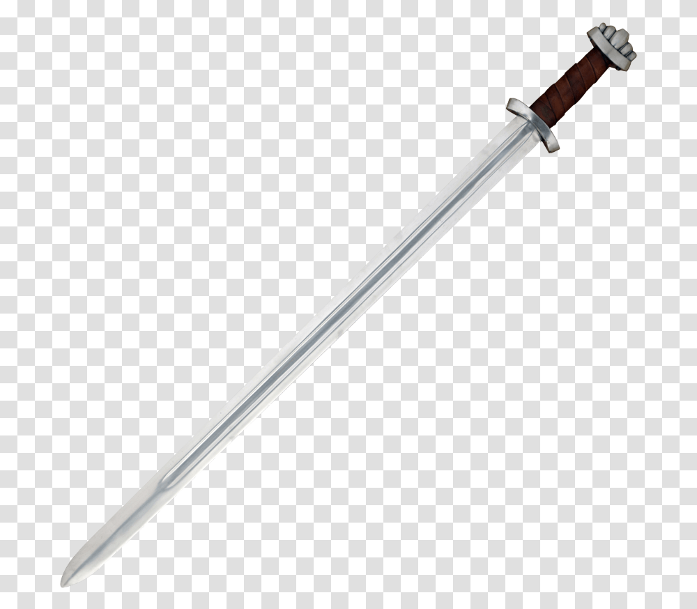 Five Lobe Viking Sword Clear Ball Point Pen, Blade, Weapon, Weaponry Transparent Png