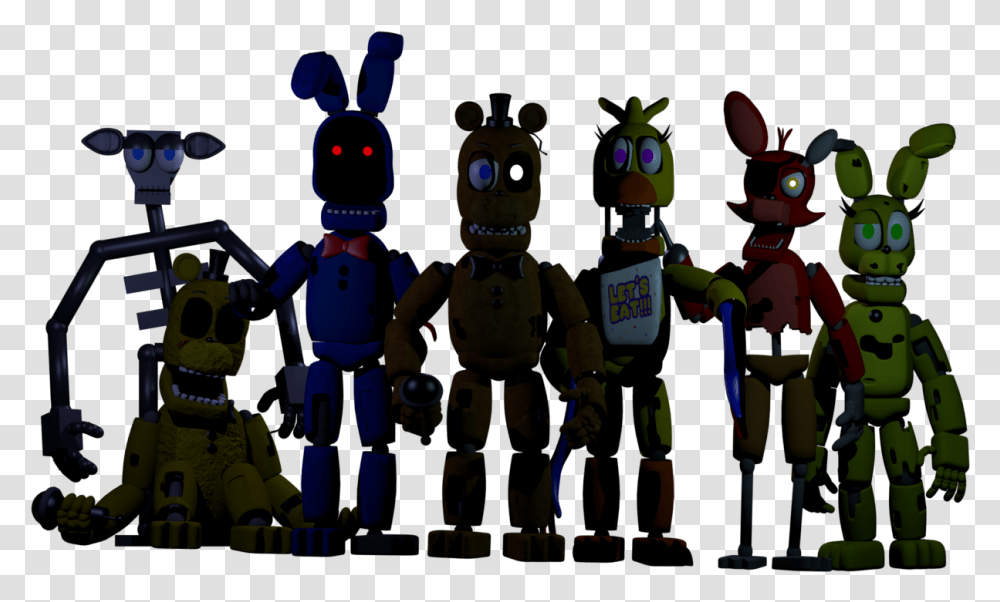 Five Nights Are Back Againthe Withereds Spring Bonnie Fnaf 3 Endo, Robot, Toy Transparent Png