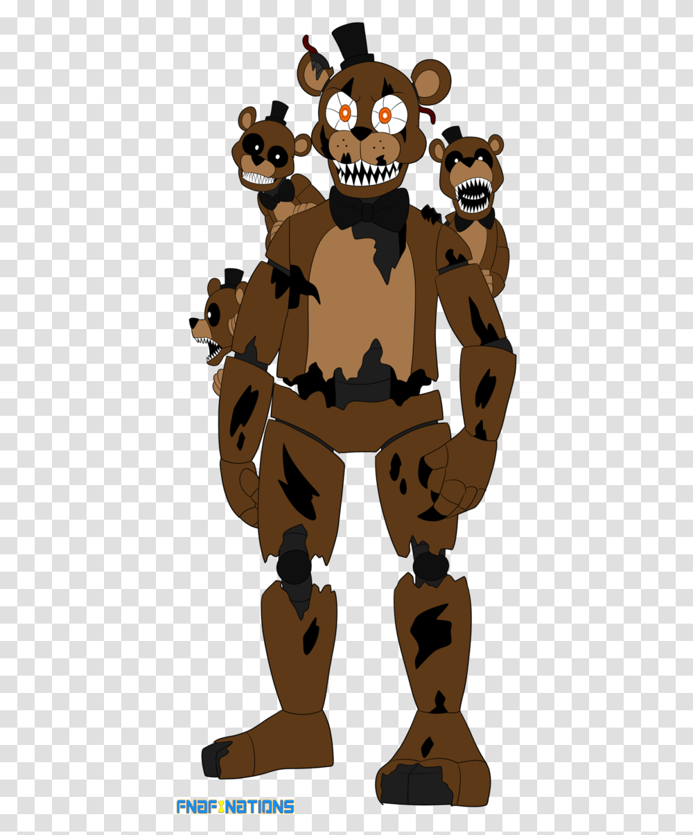 Five Nights At Barryamp Nightmare Freddy And The Freddles, Animal, Wildlife, Mammal, Statue Transparent Png