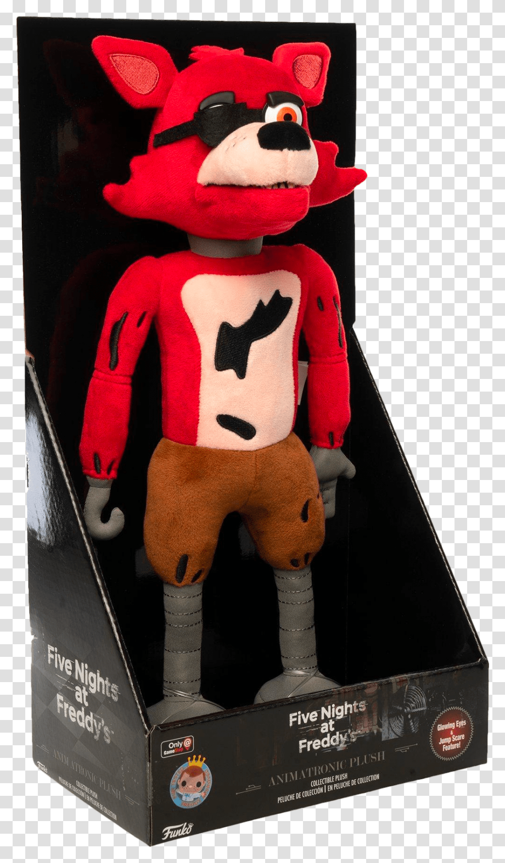 Five Nights At Freddy S Five Nights At Freddy's Foxy, Toy, Mascot, Figurine Transparent Png