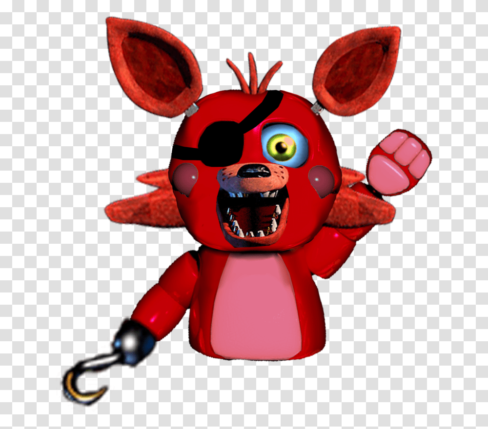 Five Nights At Freddy S Fnaf Foxy Hand Puppet, Toy, Head, Food, Figurine Transparent Png