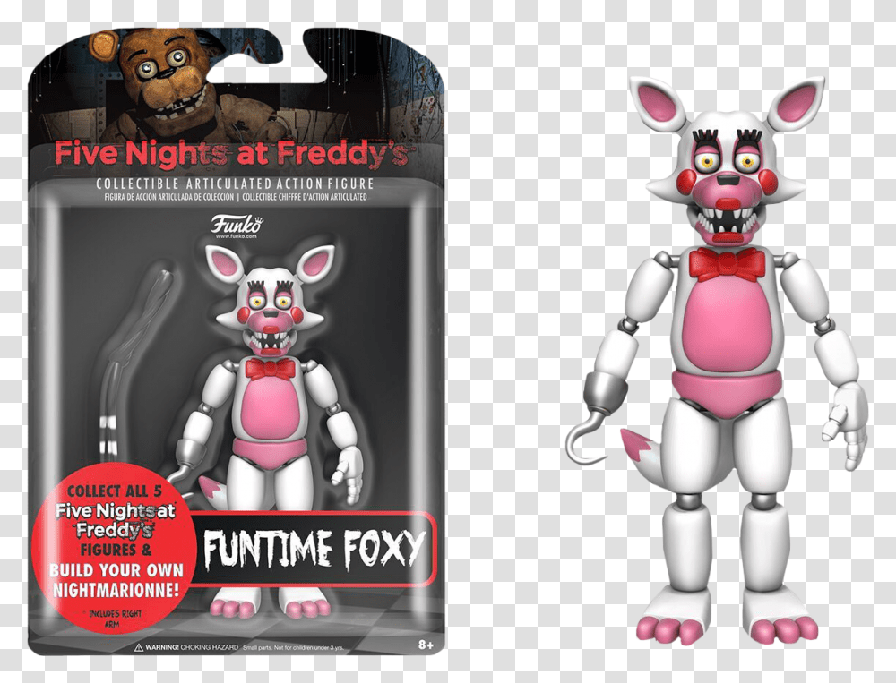 Five Nights At Freddy S Foxy Funko Fnaf Funtime Foxy, Robot, Toy Transparent Png