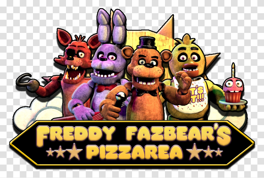 Five Nights At Freddy S Freddy Fazbear Pizza, Toy, Figurine, Food Transparent Png